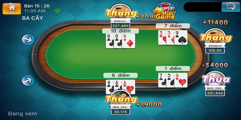 Bài ba cây Các chiến thuật cơ bản giúp người chơi bài ba cây hiệu quả